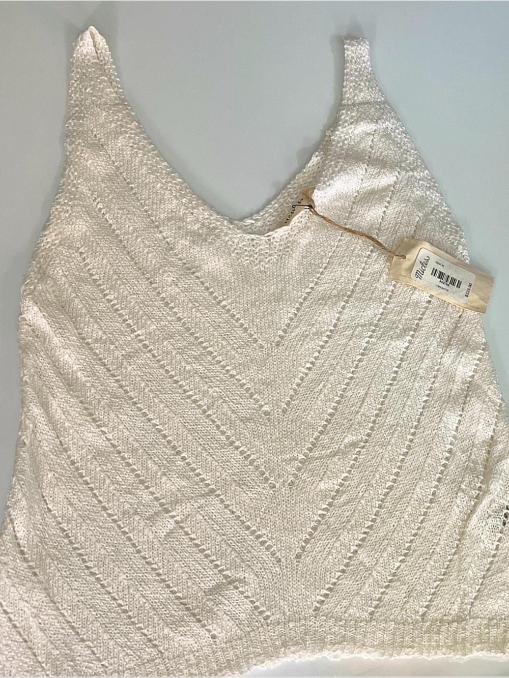NWT! New In Cream Knit V-Neck Camisole SM (reg $225)